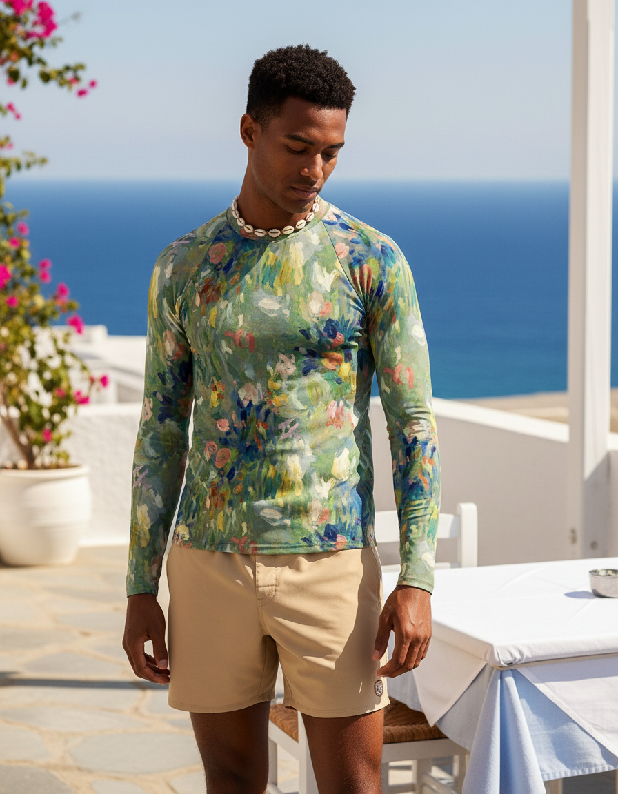 Men's Renoir Garden Palette rashguard
