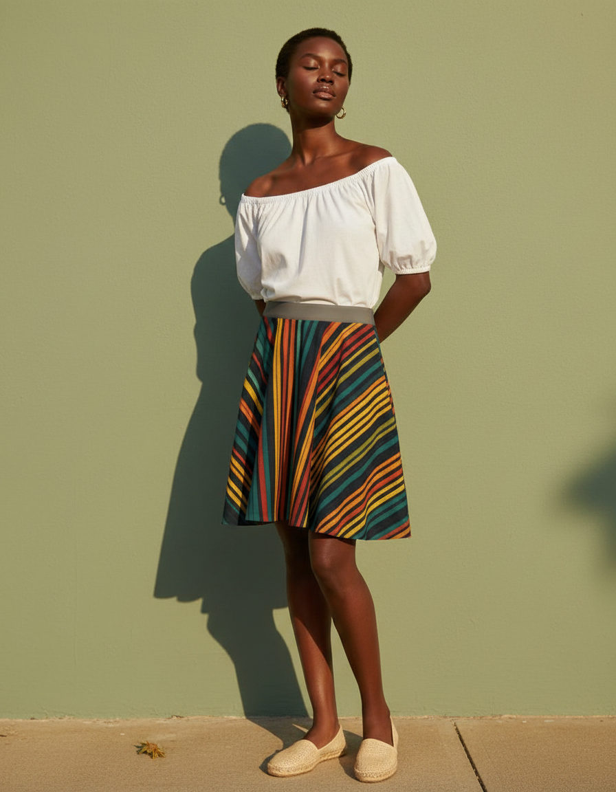 Skater Skirt in Prism