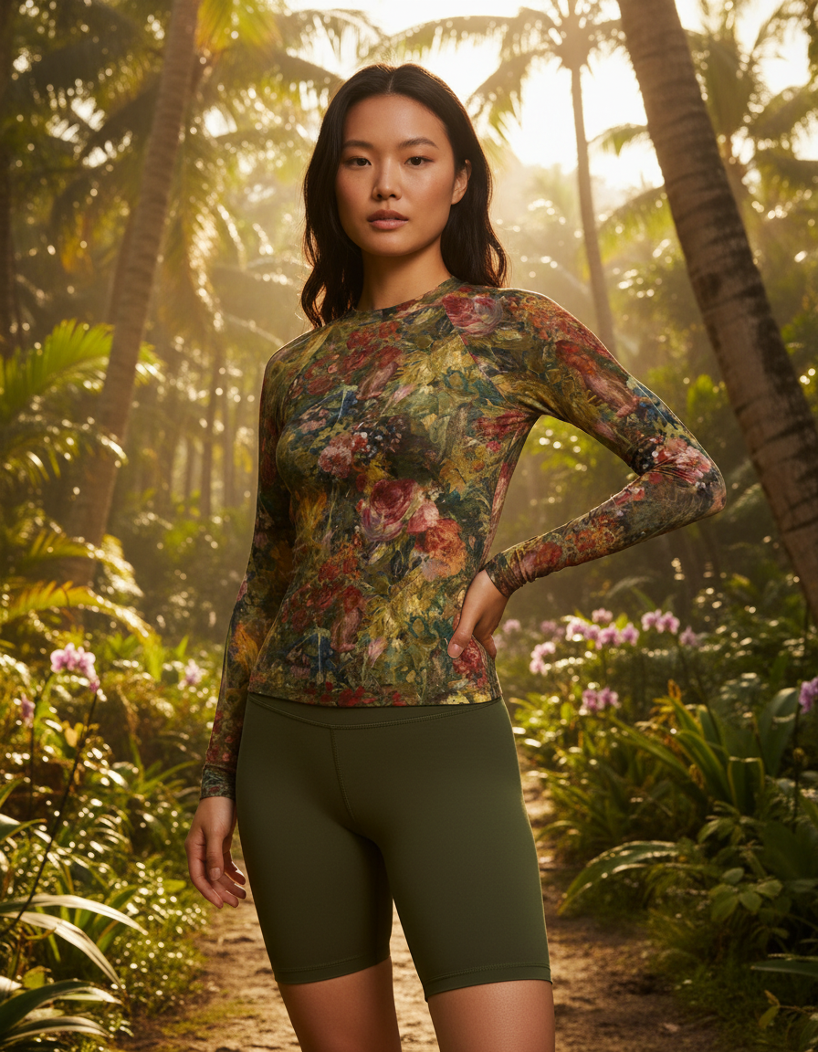 Women's Renoir Garden Palette rashguard