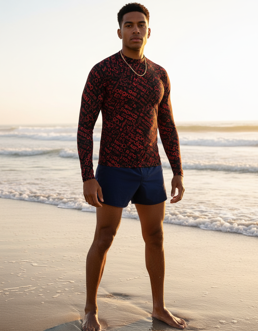 Men's Frutiger Aero rashguard