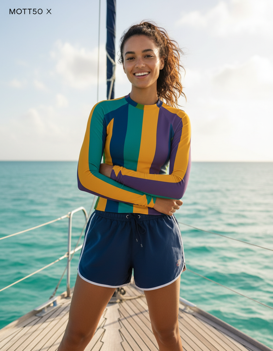 Women's Striped Patterns rashguard