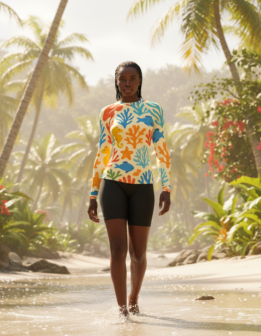 Women's Coral Reef rashguard