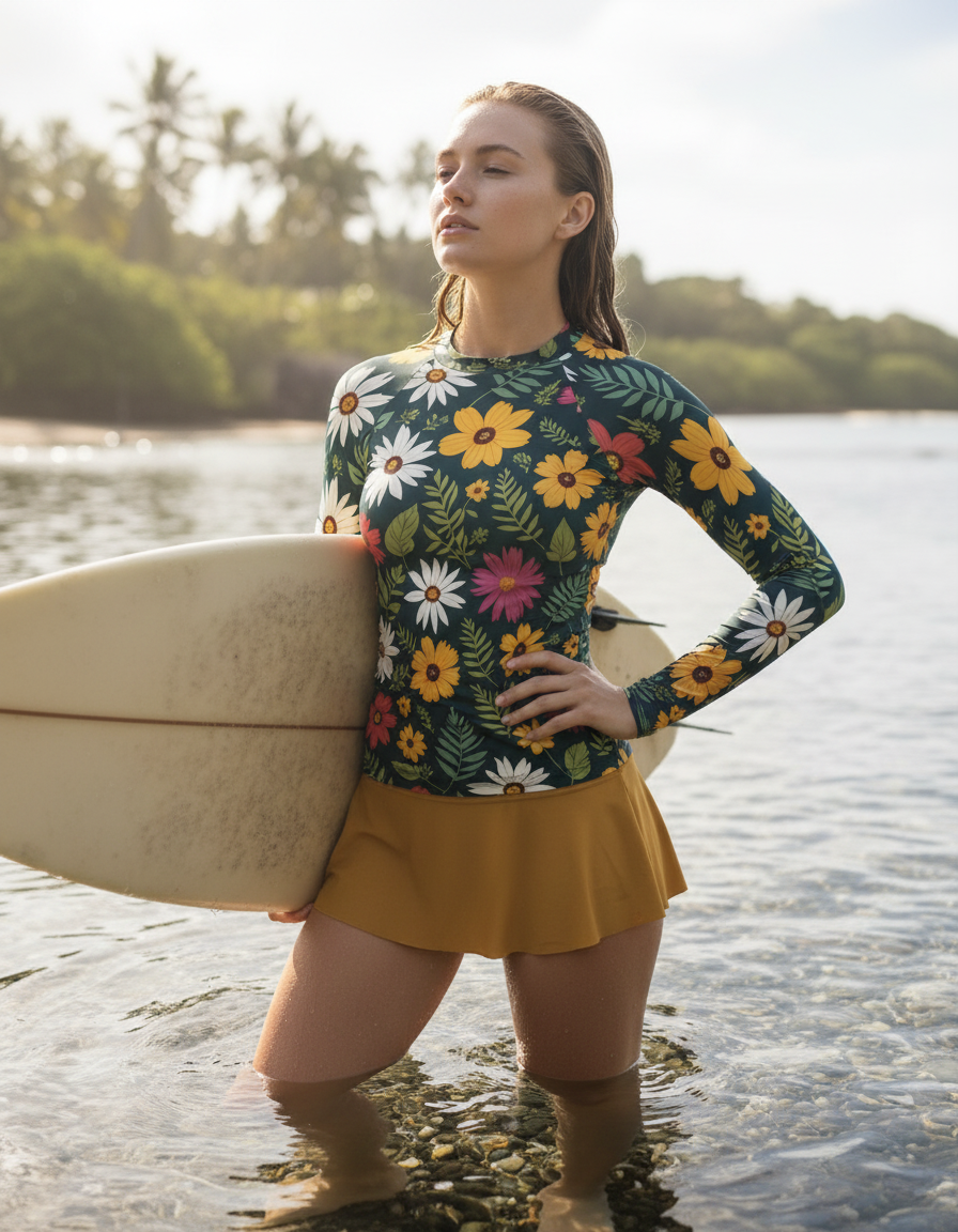 Women's Wildflower rashguard