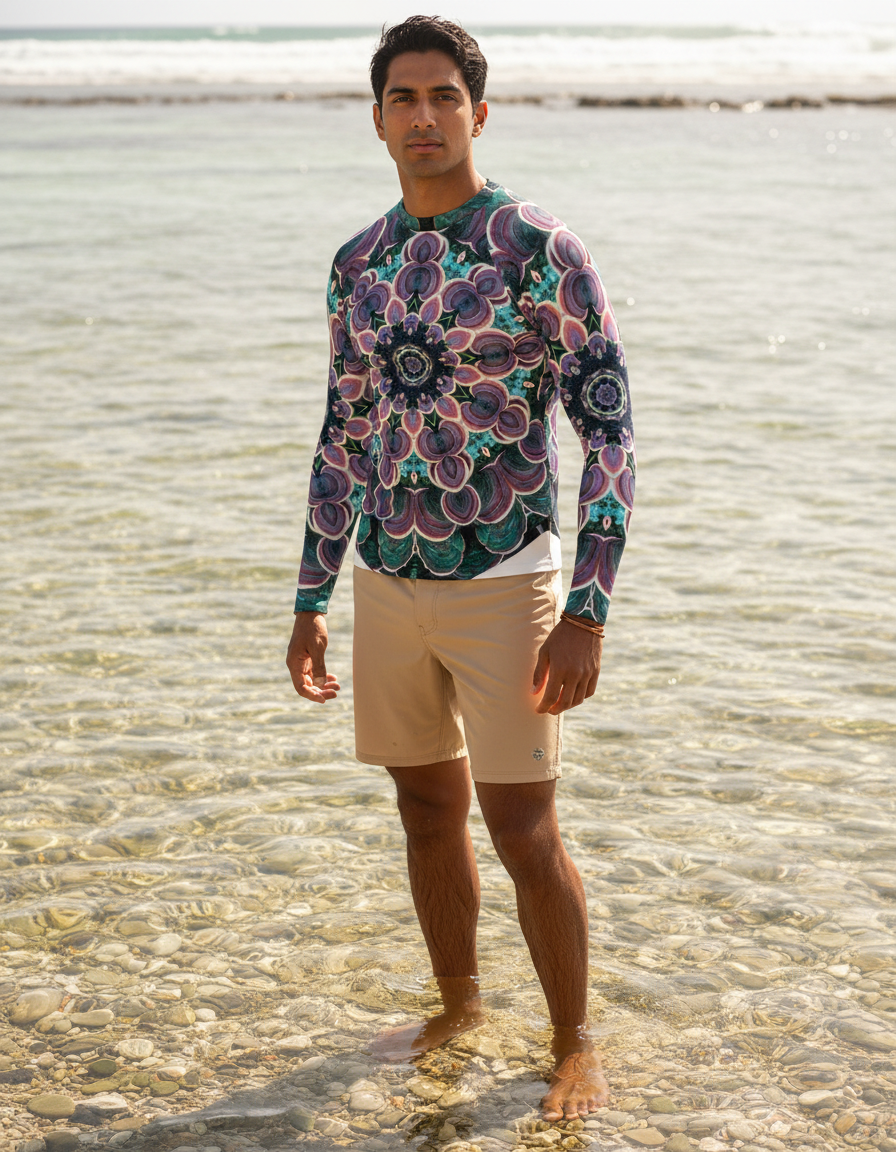 Men's Contemporary Mandalas rashguard