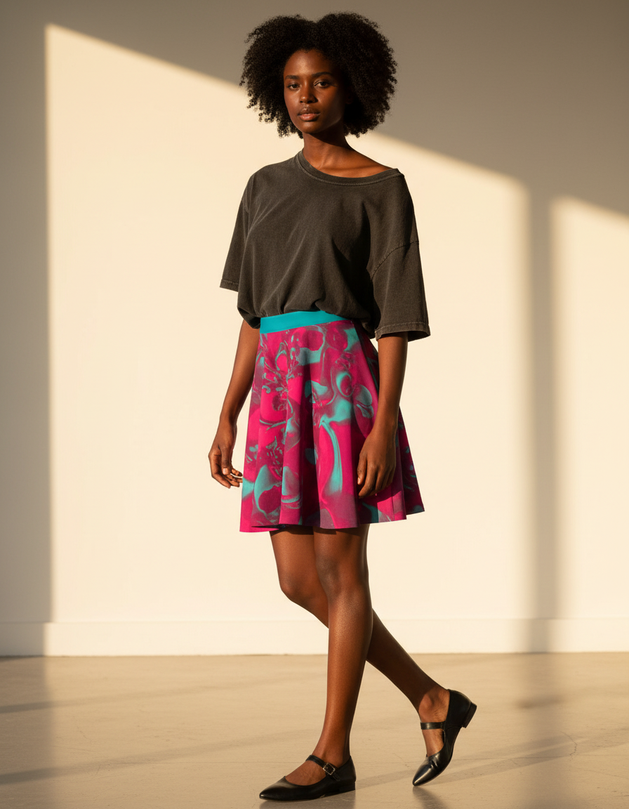 Skater Skirt in Polarity