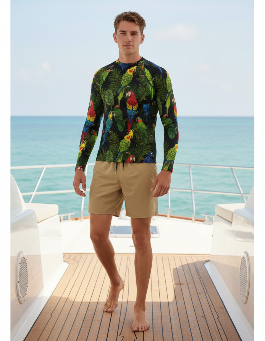 Men's Parrot rashguard