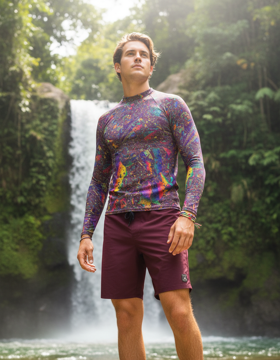 Men's Holographic rashguard