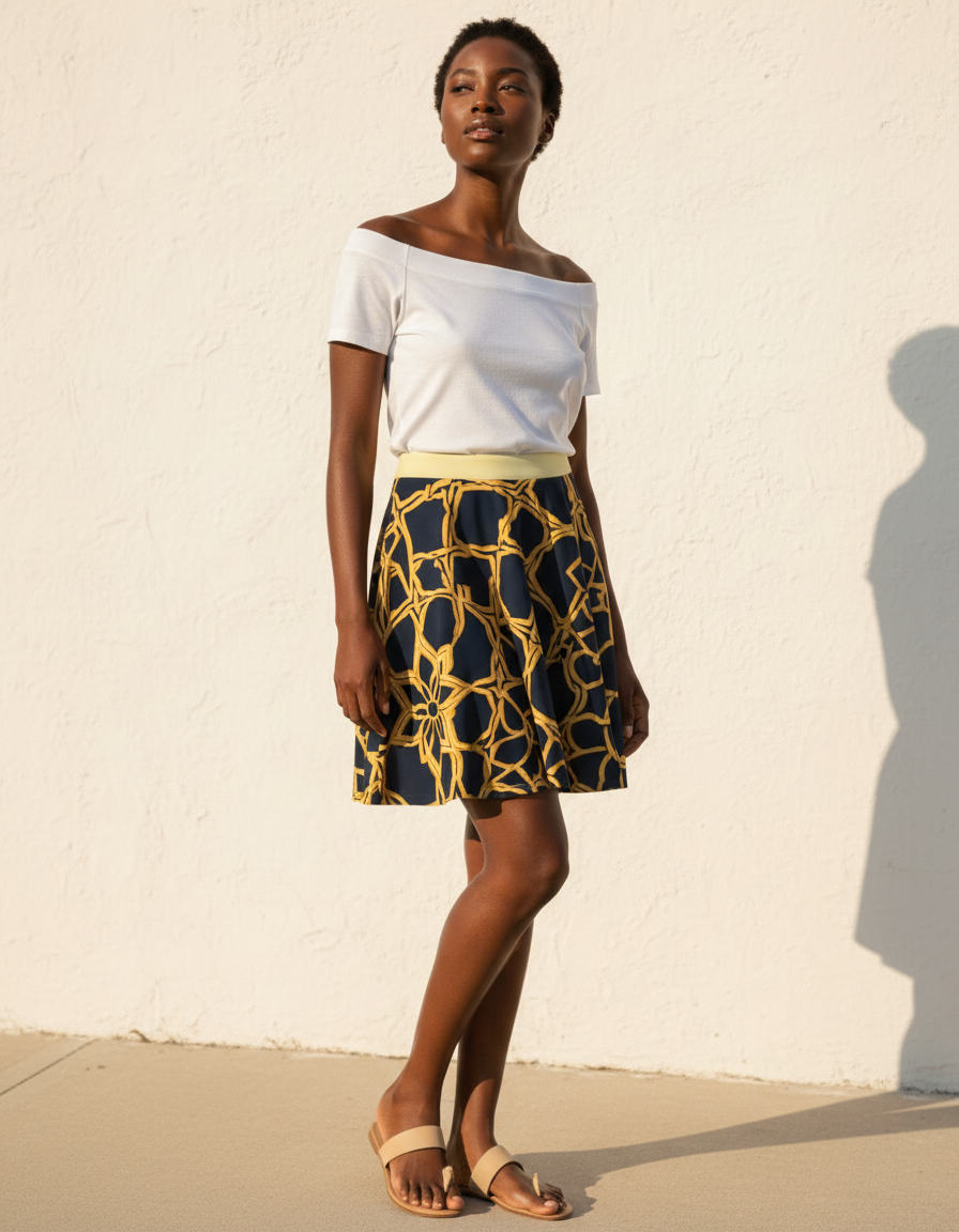 Skater Skirt in Mosaic