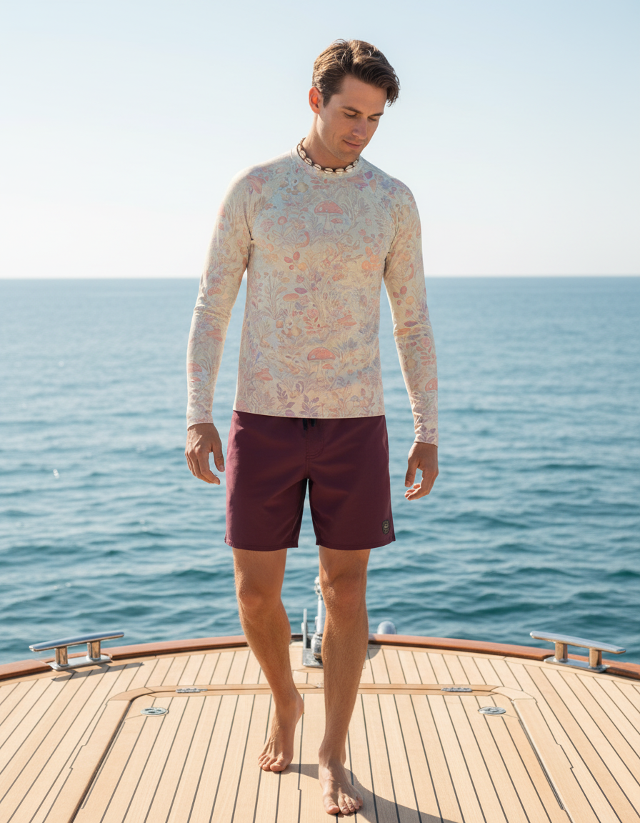 Men's Cottagecore rashguard