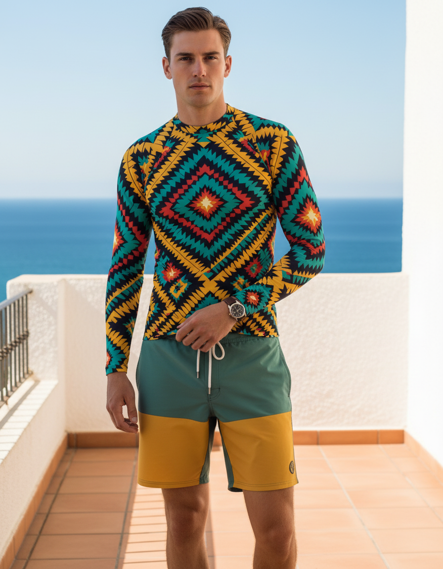 Men's Southwest Diamond rashguard