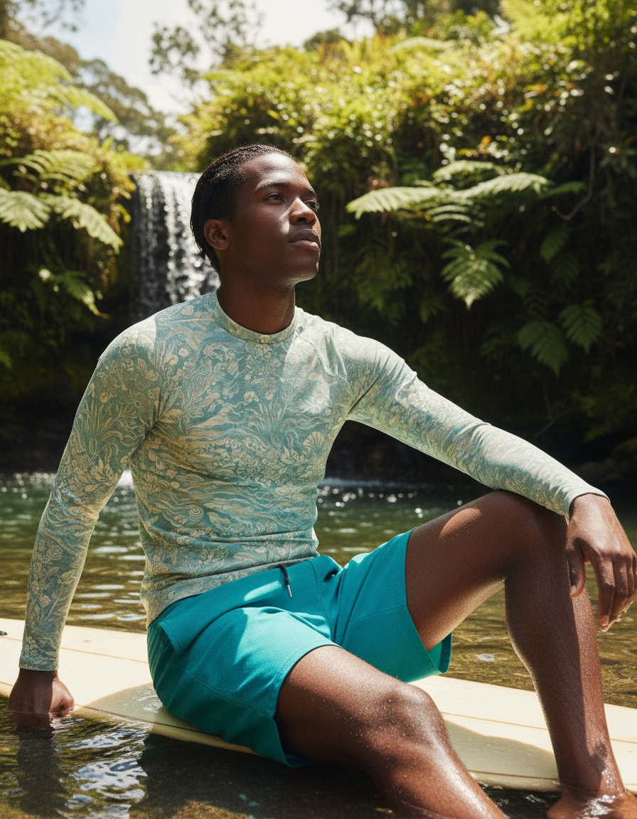 Men's Coastal Grandmother rashguard