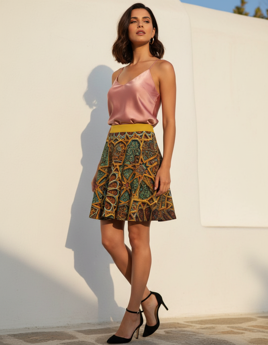 Skater Skirt in Zellij