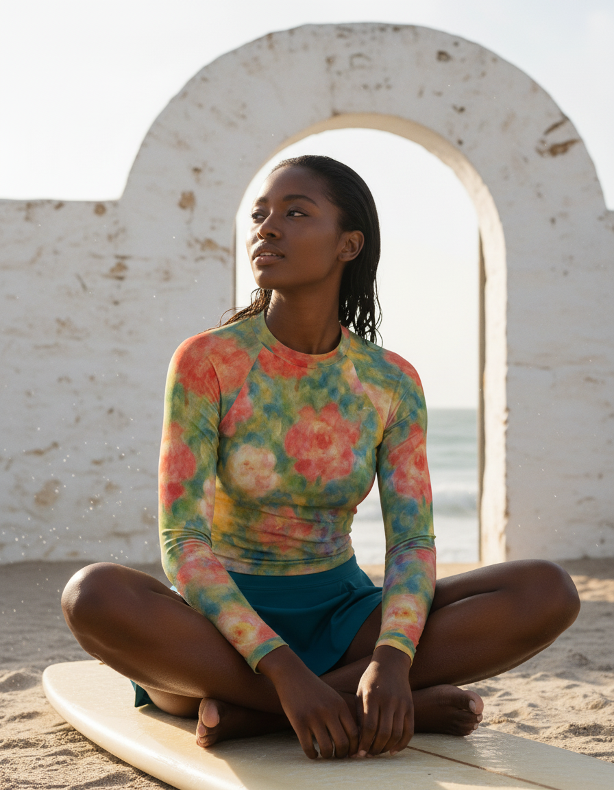 Women's Renoir Garden Palette rashguard