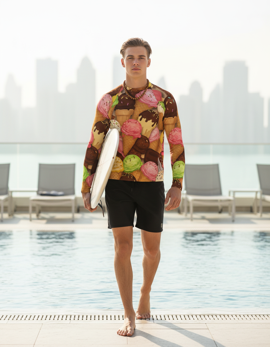 Men's Ice Cream rashguard