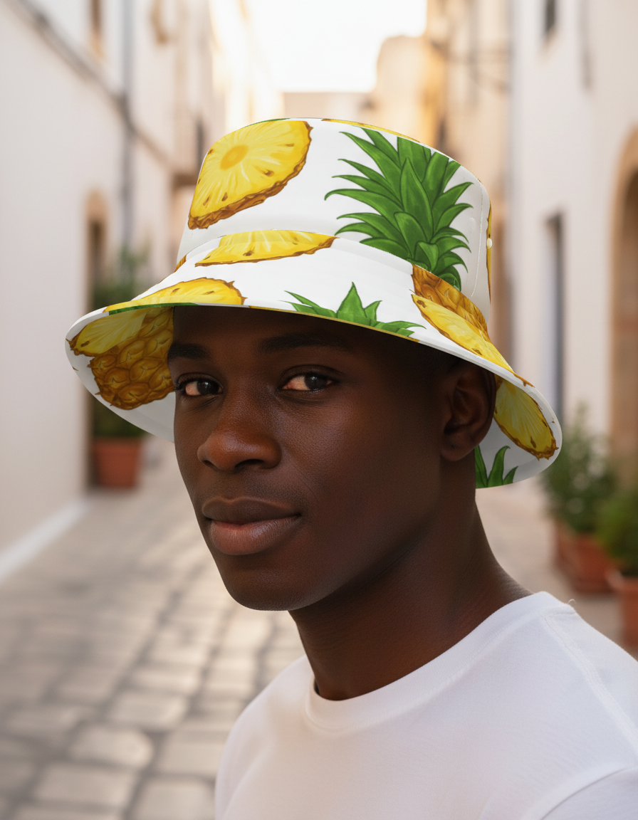 String — Frond Bucket Hat