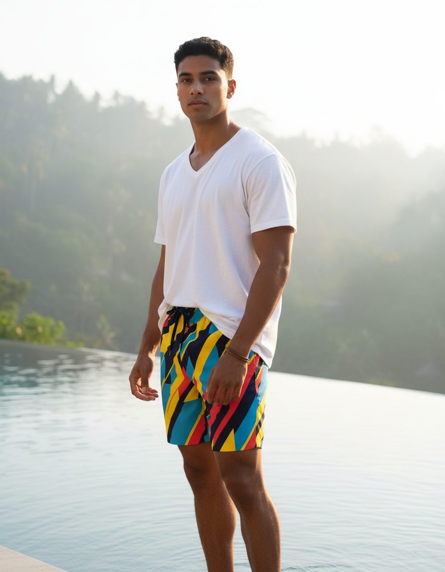 Men's Swim Trunks in Zephyr