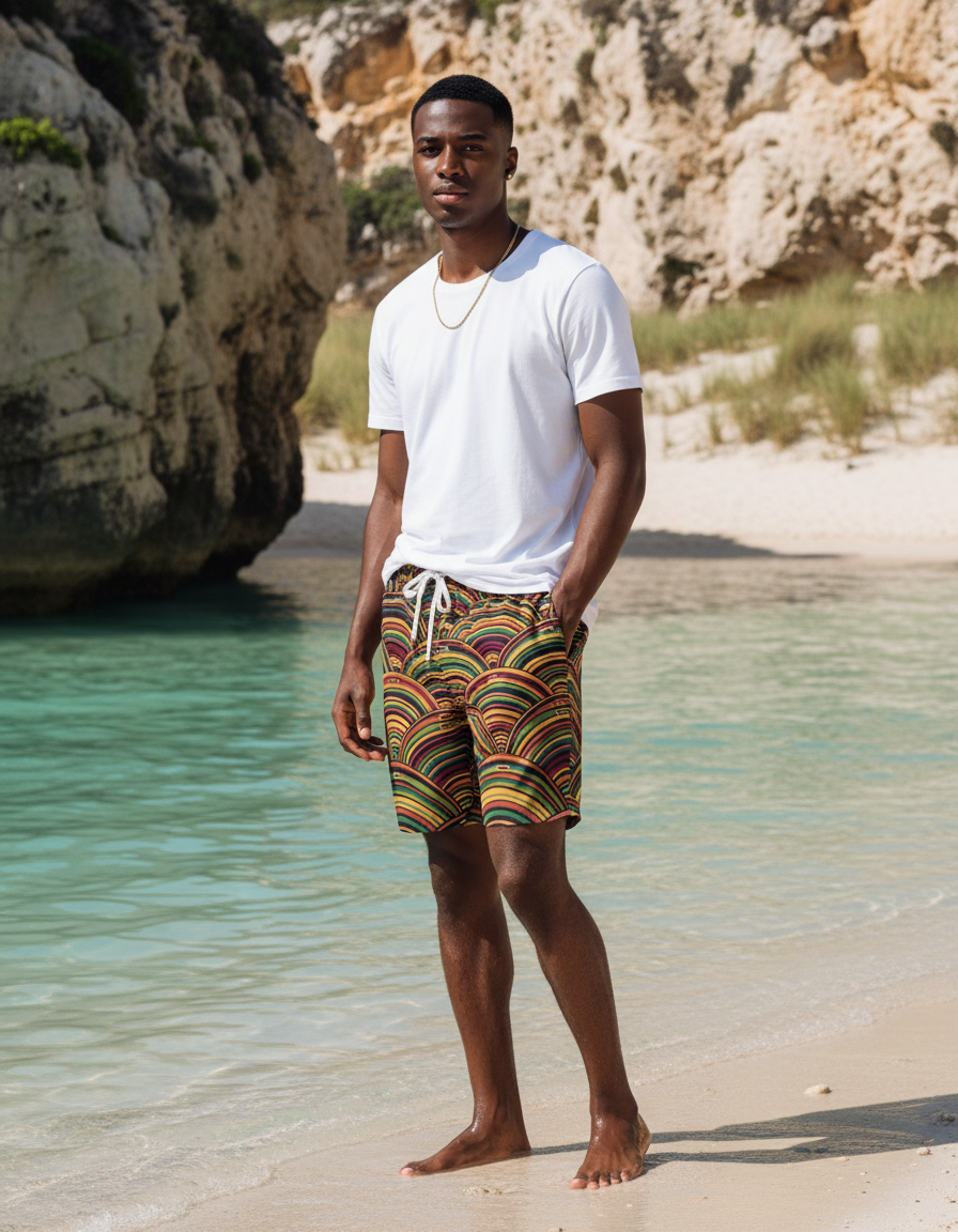 Men's Swim Trunks in Hikari