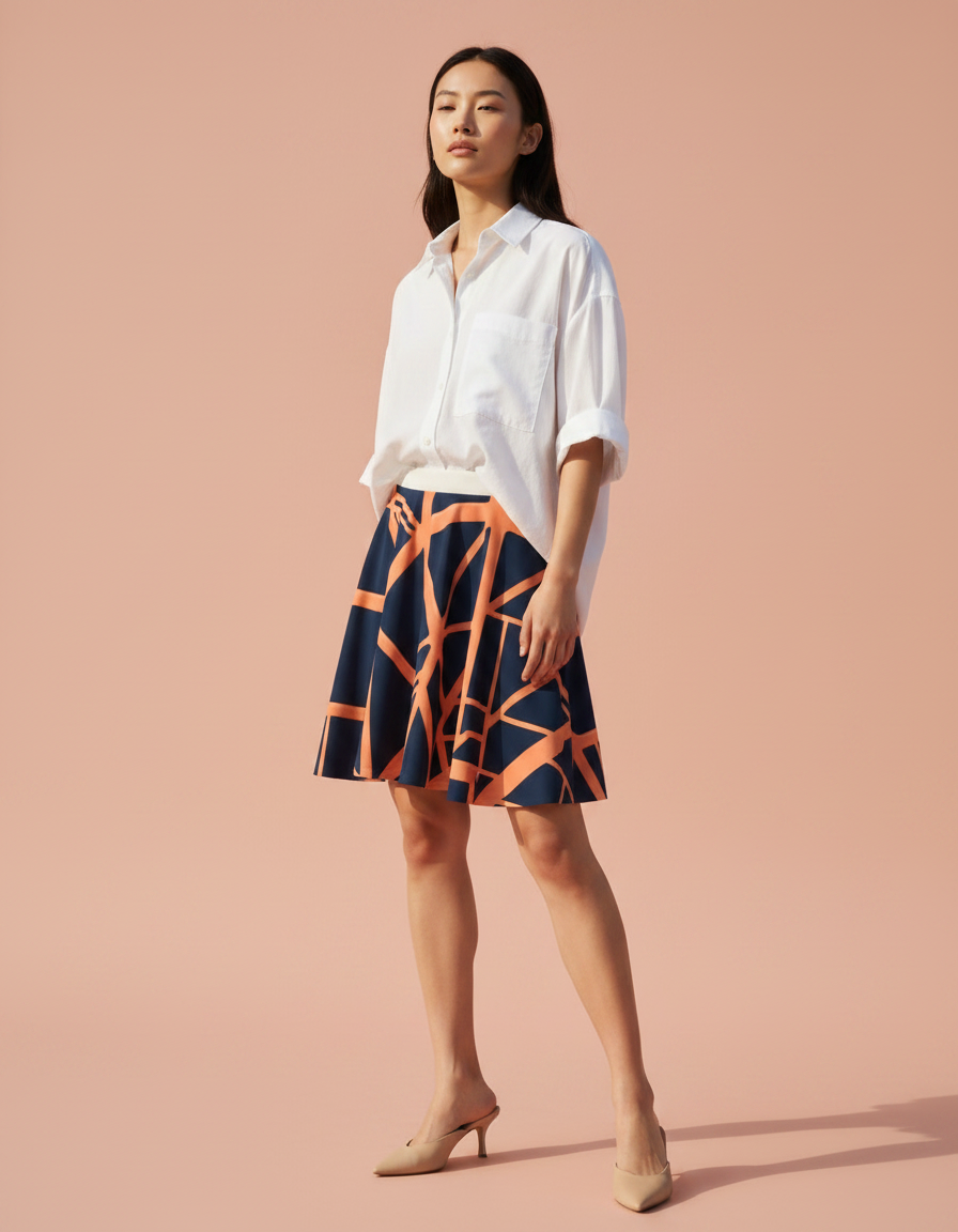 Skater Skirt in Oasis