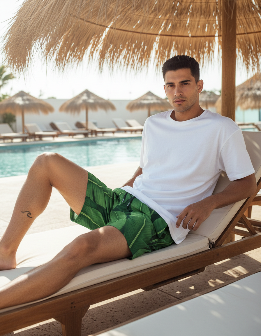 Men's Swim Trunks in Tropicana