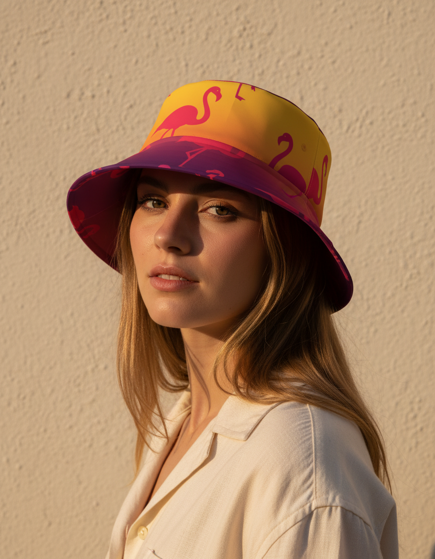 Coral Bucket Hat bucket hat