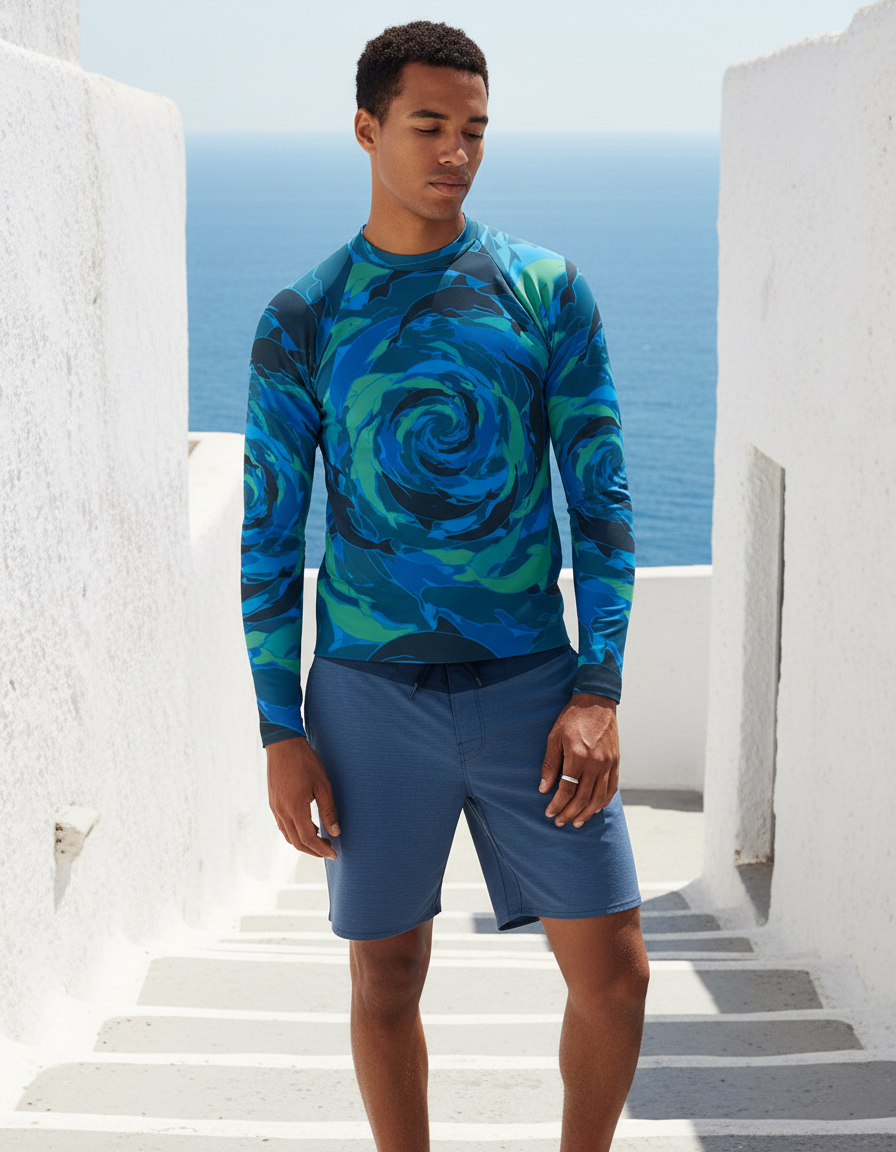 Men's Dolphin rashguard