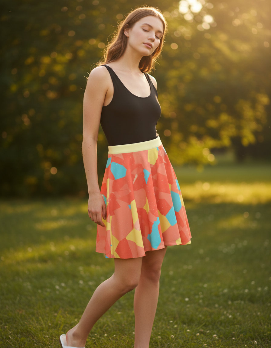 Skater Skirt in Aura