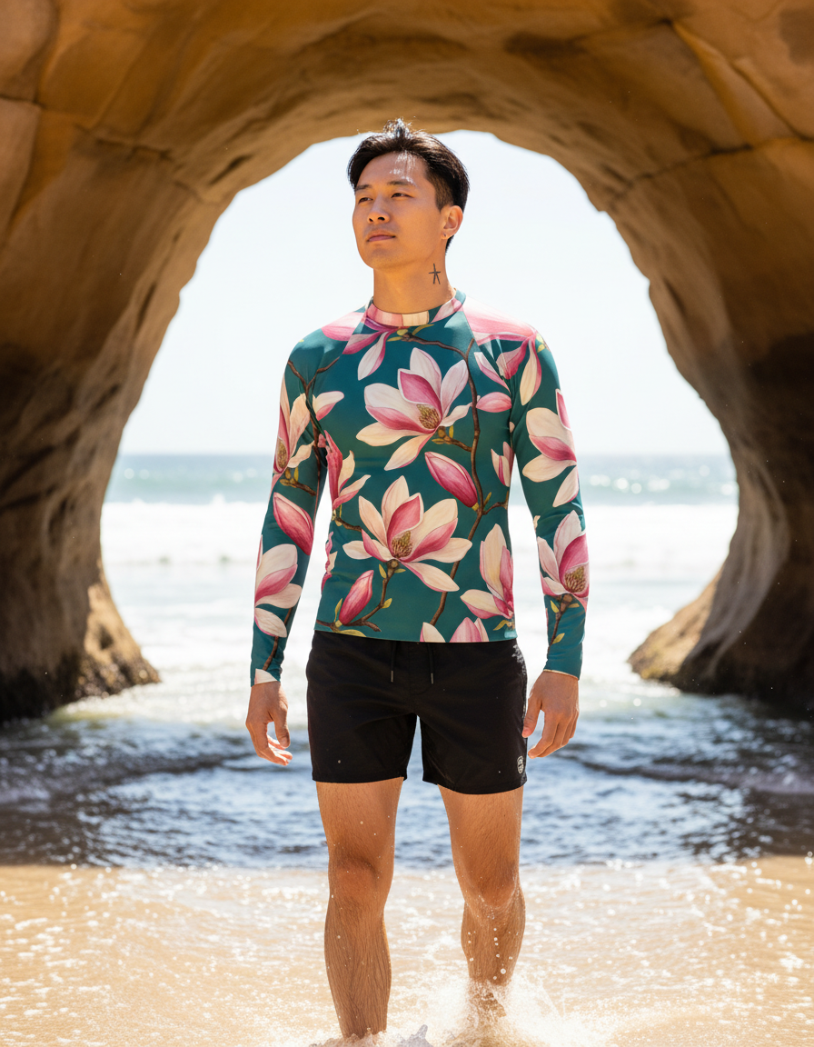 Men's Magnolia rashguard