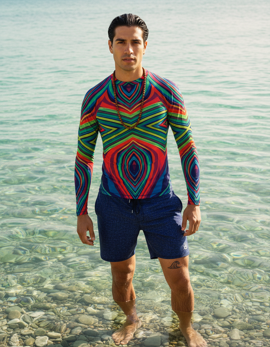 Men's Risograph rashguard