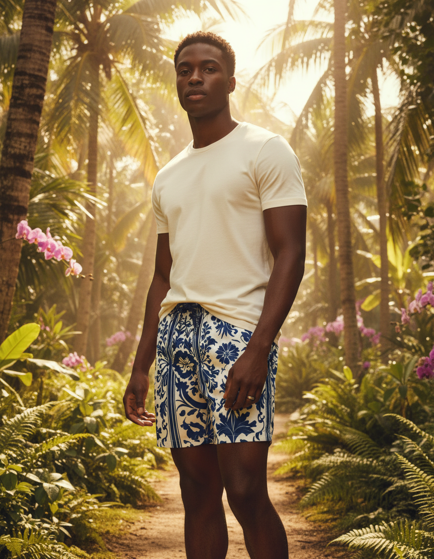 Azure Men's Swim Trunks swim trunks