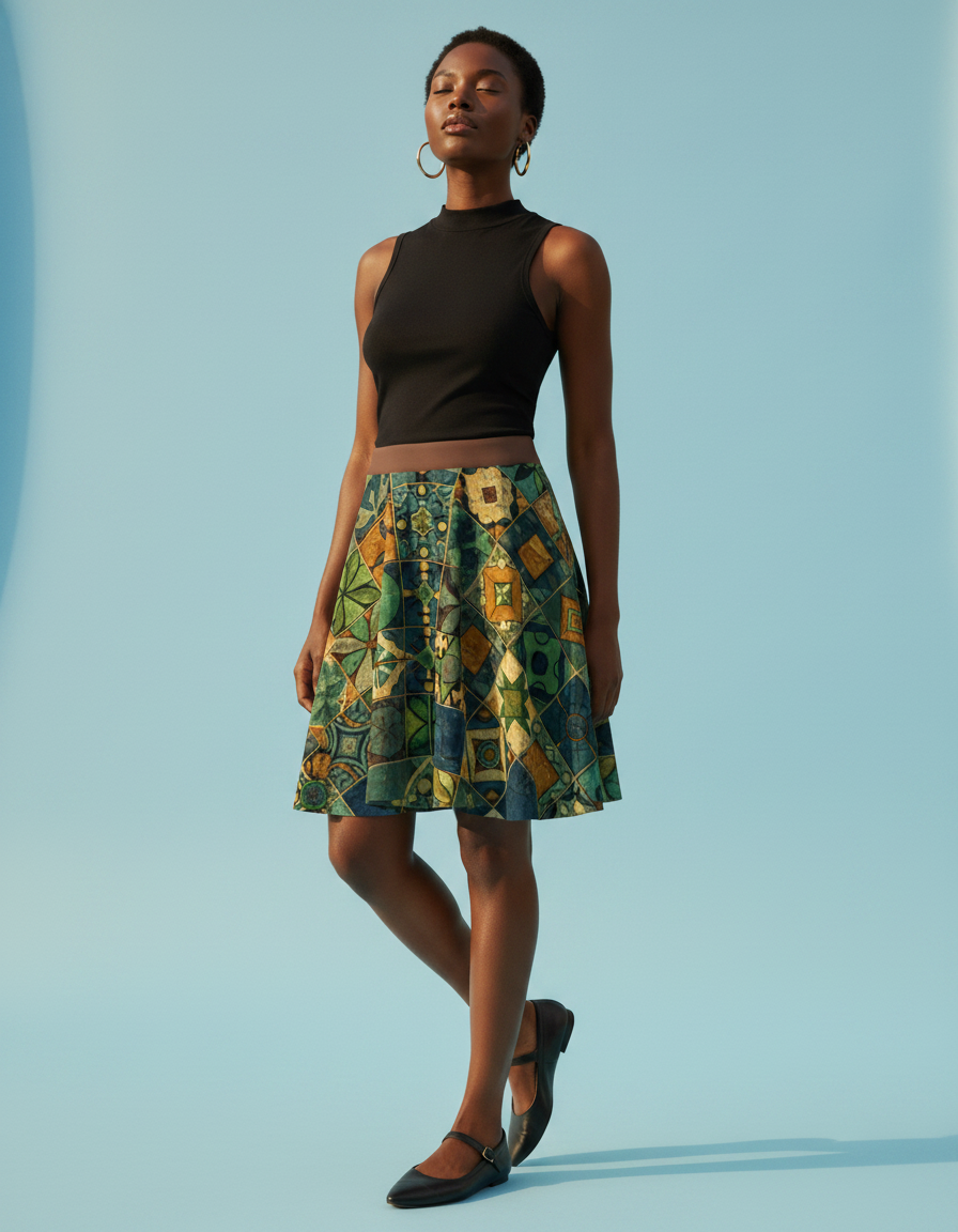 Skater Skirt in Tessera