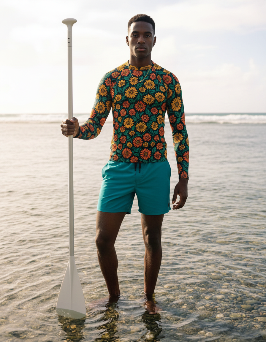 Men's Torajan Patterns rashguard