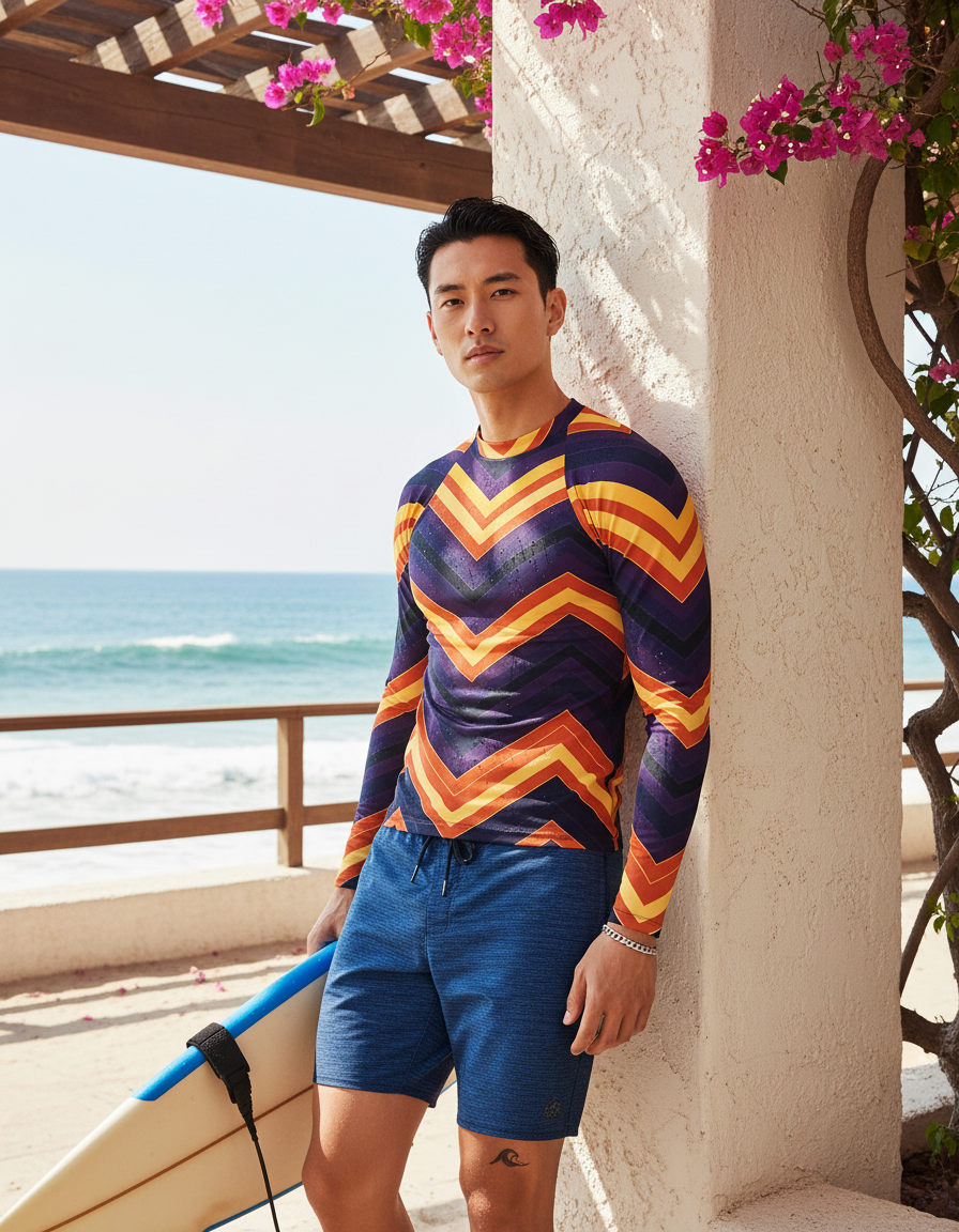 Men's Chevron rashguard