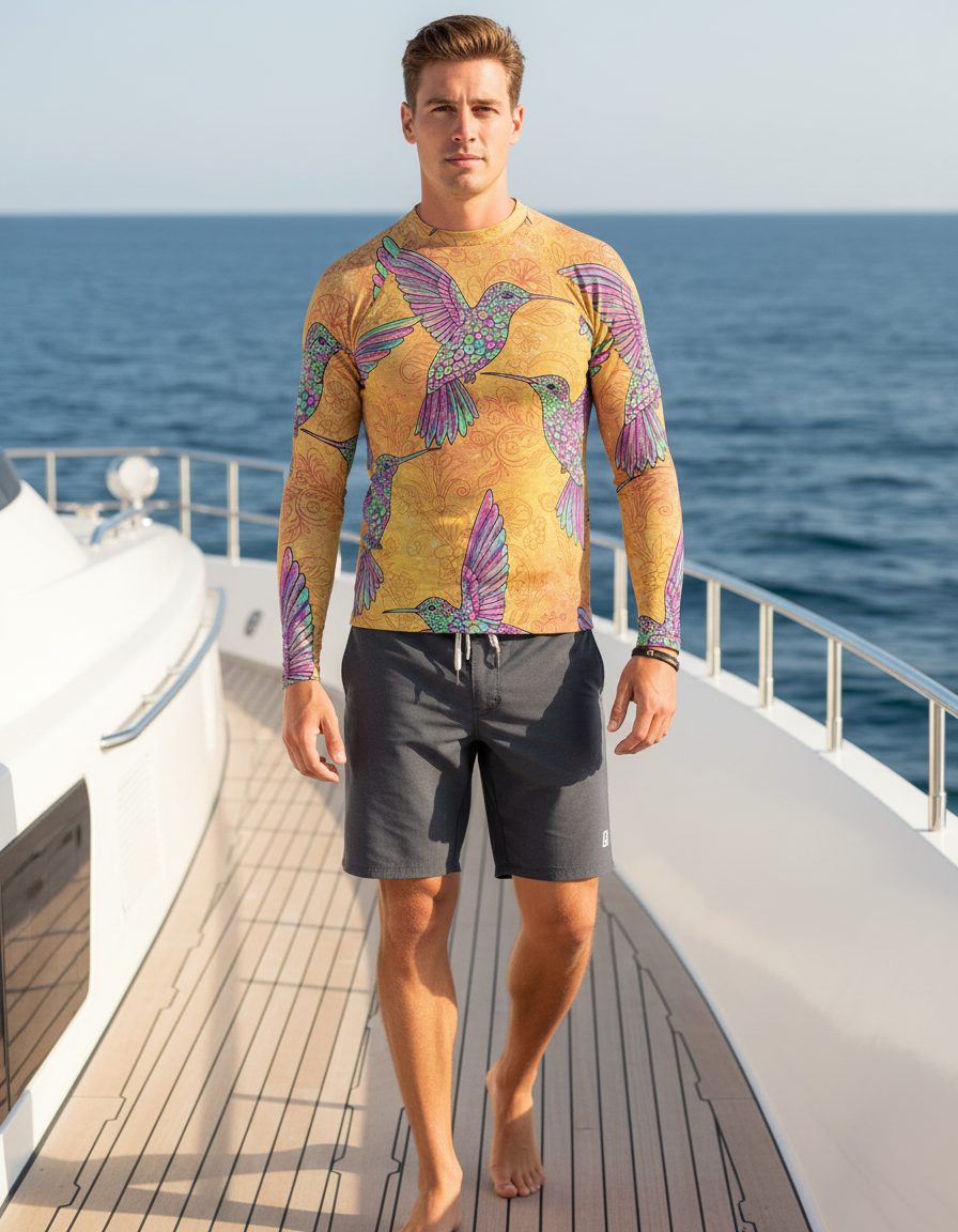 Men's Hummingbird rashguard