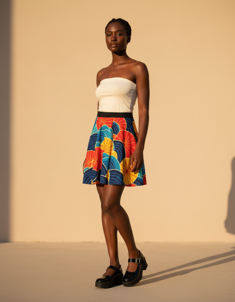 Skater Skirt in Hikari