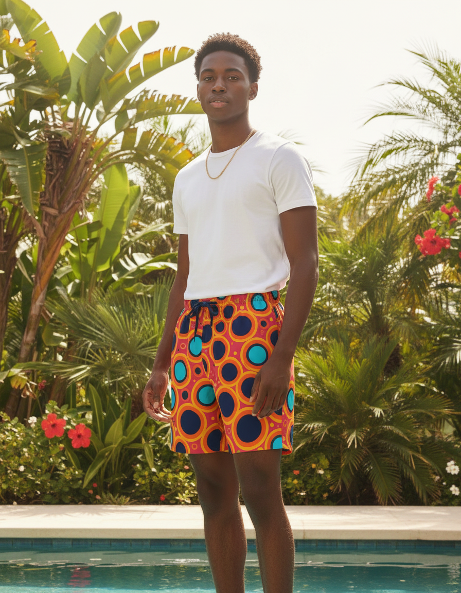Men's Swim Trunks in Wavelength