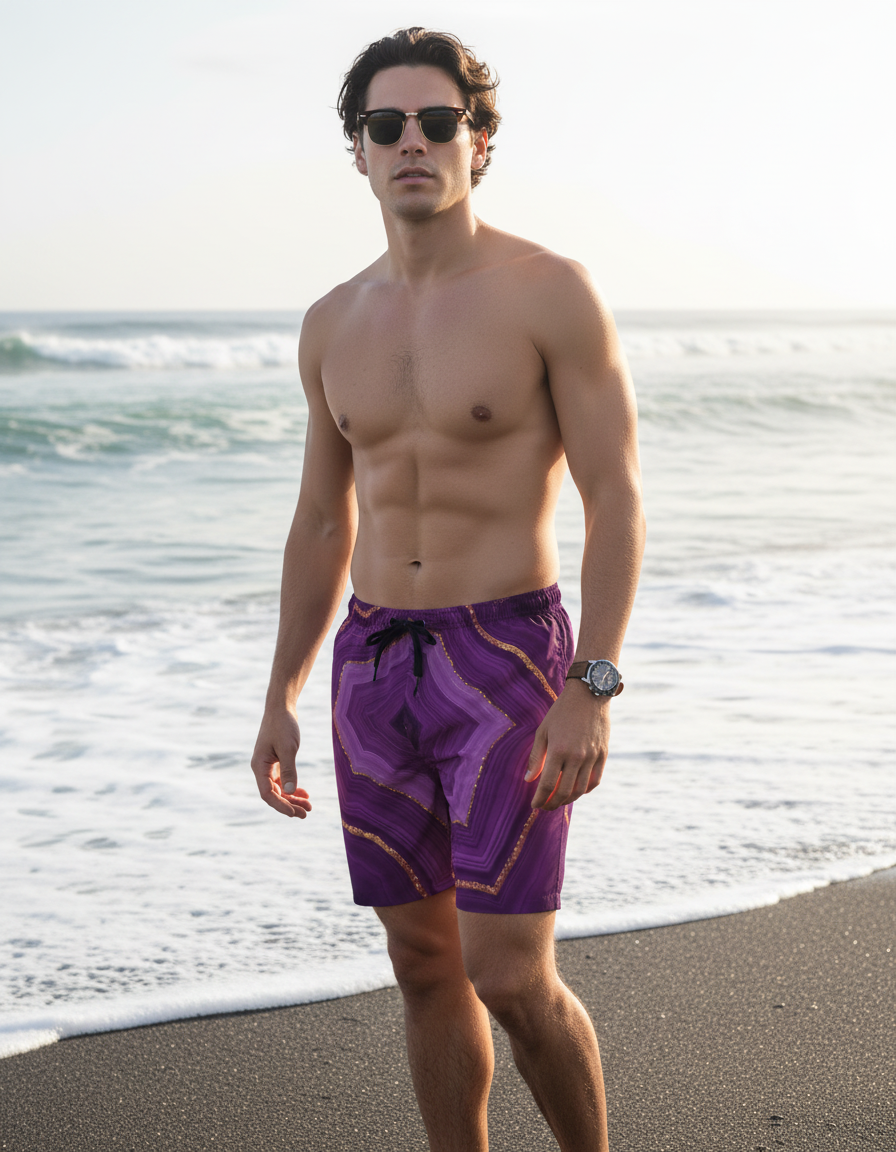 Men's Swim Trunks in Aura