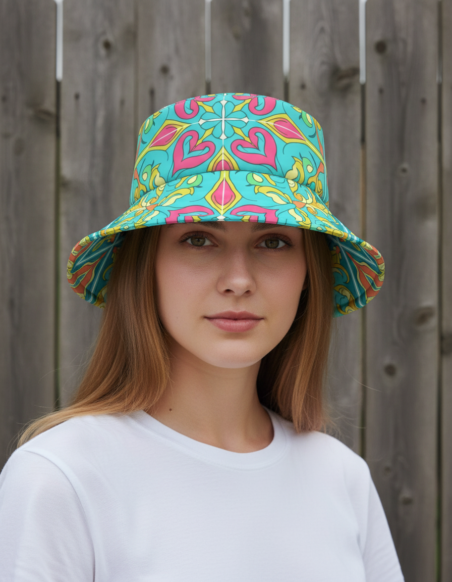 Bucket Hat in Azul