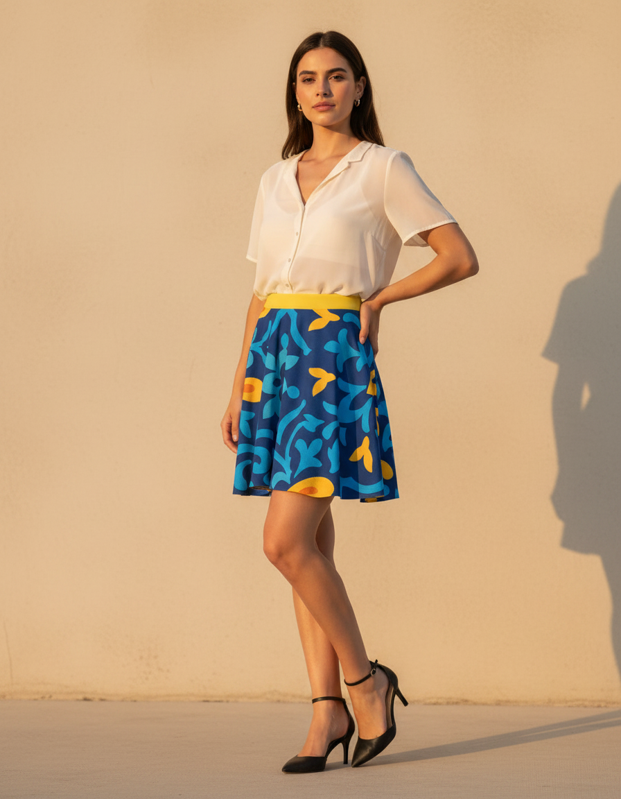 Skater Skirt in Saudade