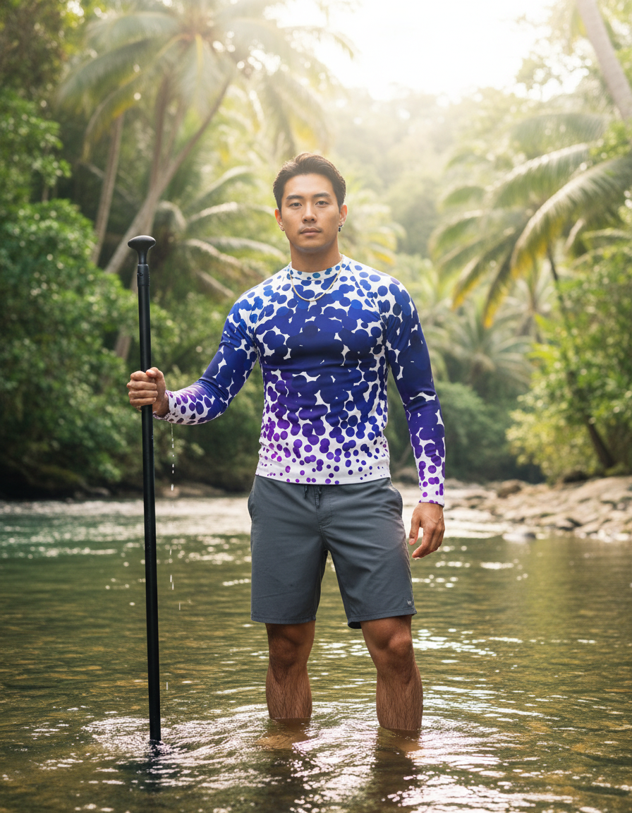 Men's Polka Dot rashguard