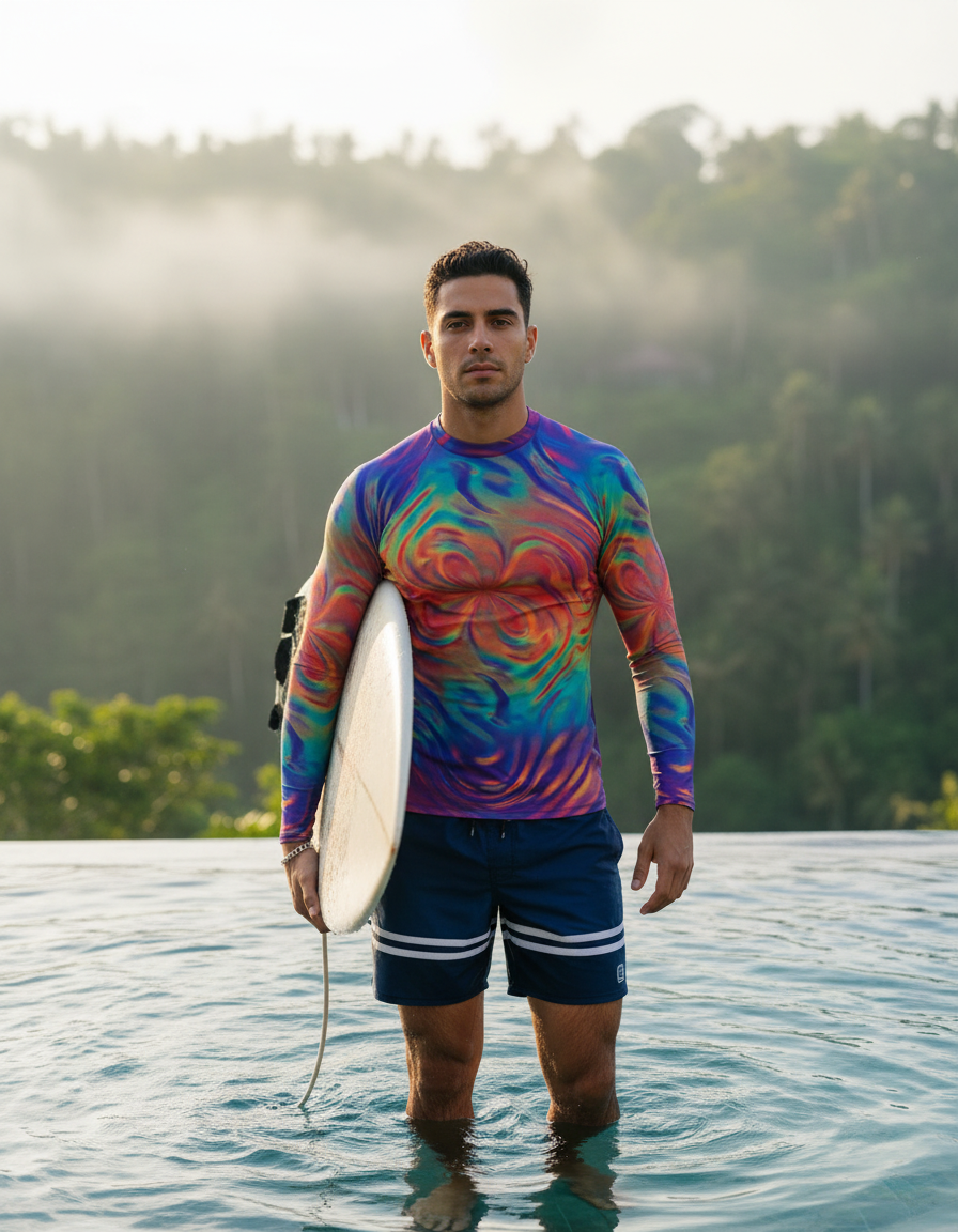 Men's Holographic rashguard