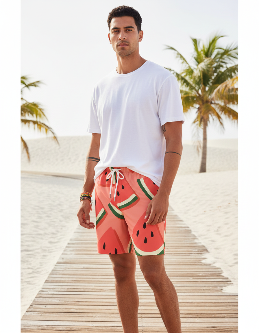 Men's Swim Trunks in Savor