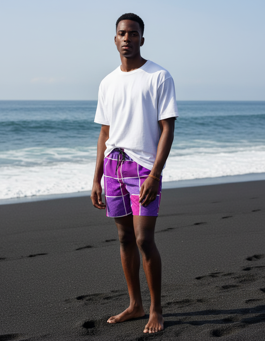 Men's Swim Trunks in Rhapsody