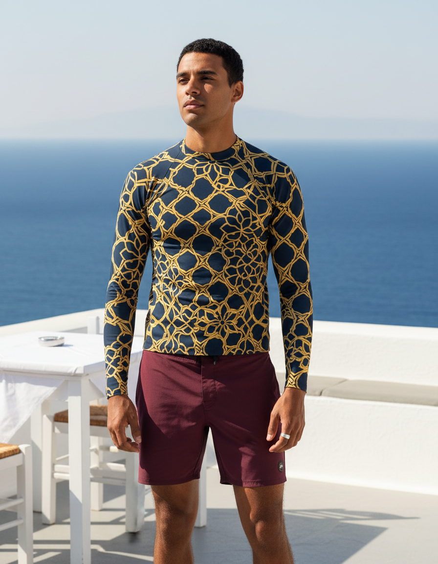 Men's Alhambra Patterns rashguard