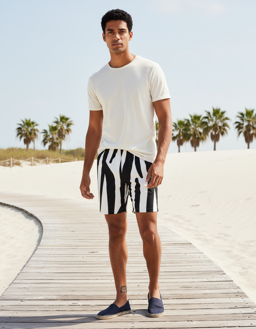 String — Zest Swim Trunks