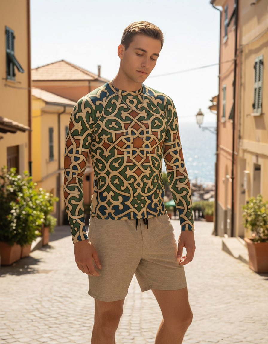 Men's Alhambra Patterns rashguard