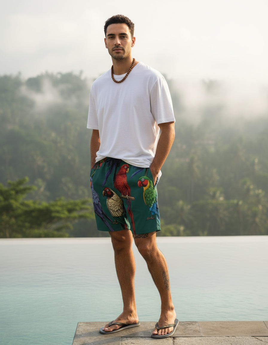 Men's Swim Trunks in Tropique