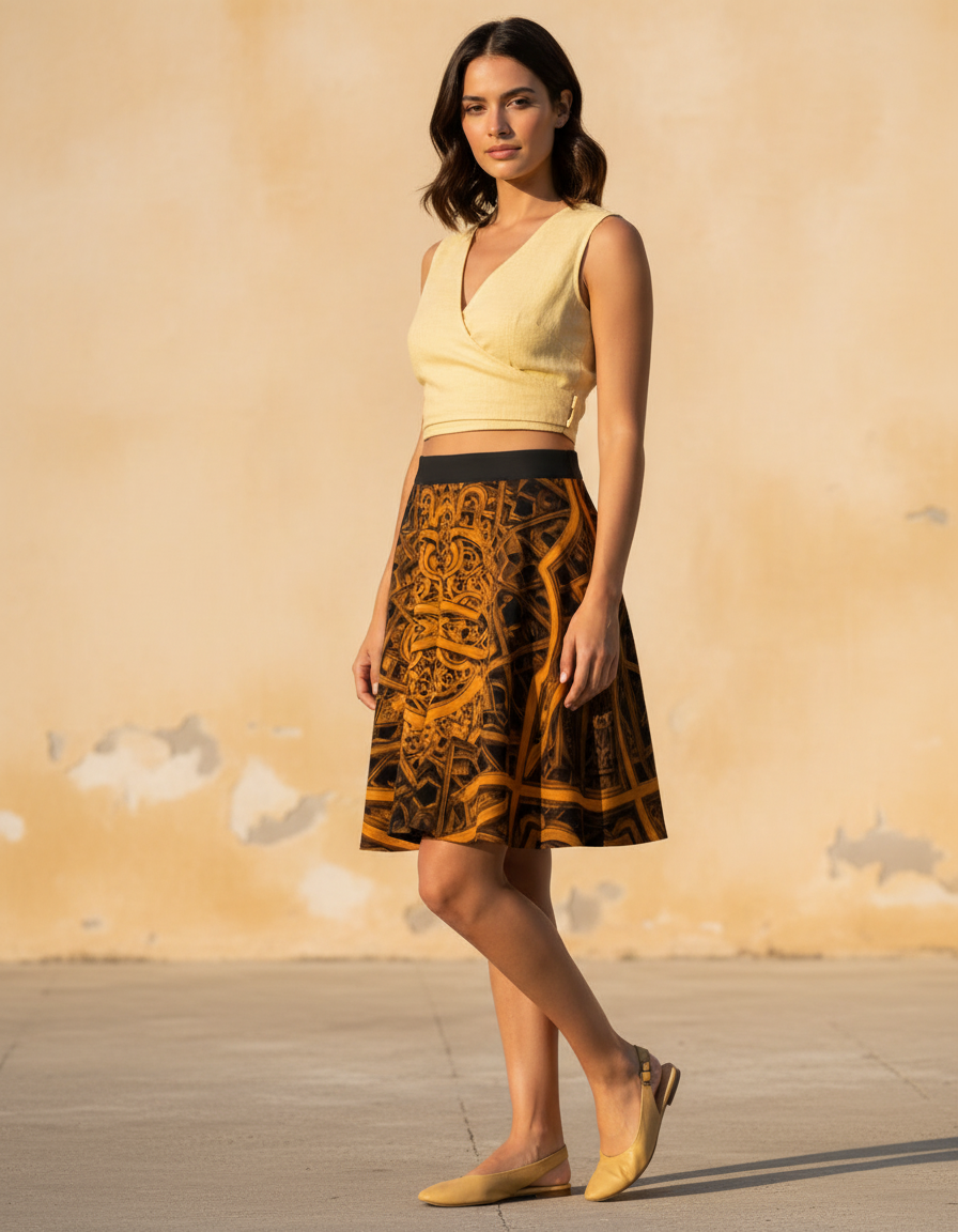 Skater Skirt in Nasrid