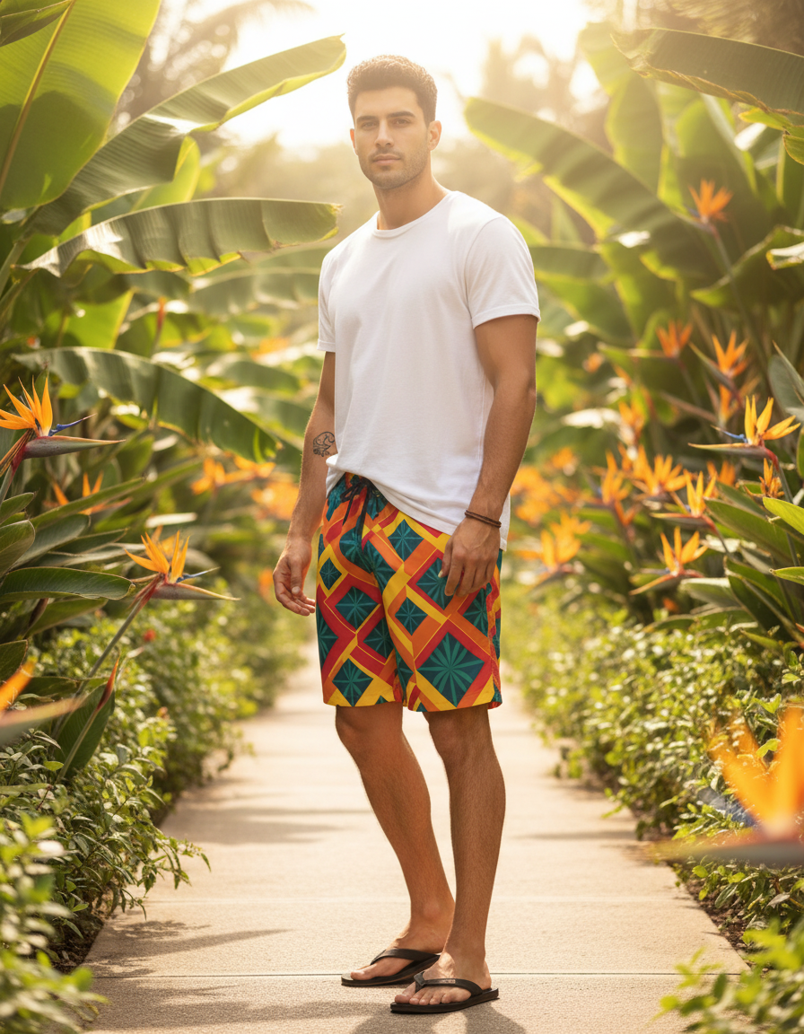 Swim Trunk in Solstice