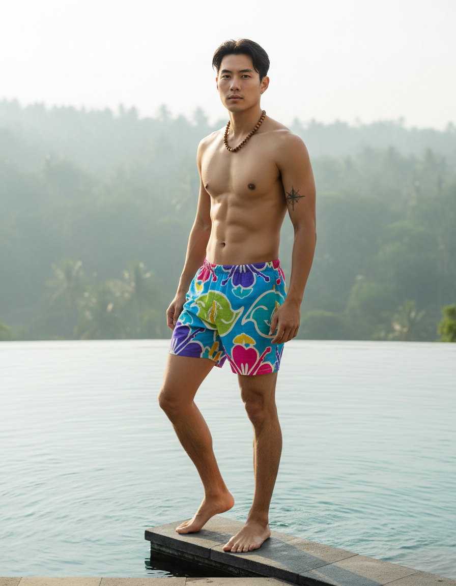 Men's Swim Trunks in Lani