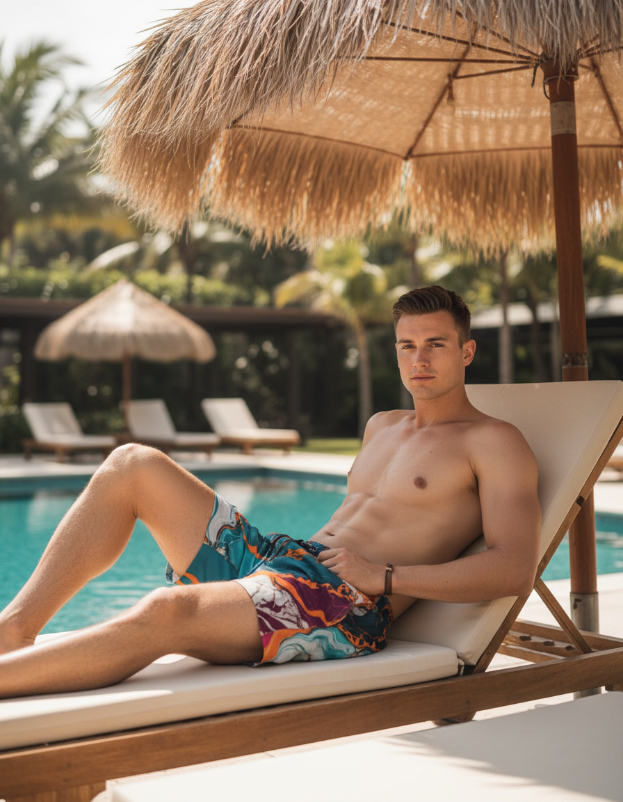 Men's Swim Trunks in Spectrum